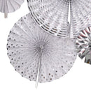 8pcs/Set Tissue Paper Wheel Folding Hanging Fan Backdrop Party Decor