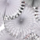 8pcs/Set Tissue Paper Wheel Folding Hanging Fan Backdrop Party Decor
