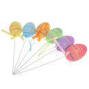 6 X Easter Eggs Gift Foam Bright Eggs Assortment DIY Decoration