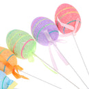 6 X Easter Eggs Gift Foam Bright Eggs Assortment DIY Decoration