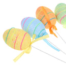 6 X Easter Eggs Gift Foam Bright Eggs Assortment DIY Decoration