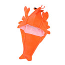 Adults Halloween Birthday Party Orange Lobster Prawn Shrimp Costume Hat Cap