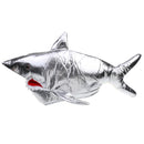 Silver Shark Shape Hat Cap Fish Animal Costume Party Dress Up Adult Kids Mask