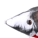 Silver Shark Shape Hat Cap Fish Animal Costume Party Dress Up Adult Kids Mask