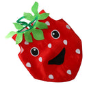 Kids Toddlers Strawberry Fruit Costume Dress Hat Set Halloween Fancy Dress