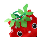 Kids Toddlers Strawberry Fruit Costume Dress Hat Set Halloween Fancy Dress