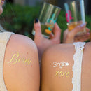 Wedding Bachelorette Party Favors Waterproof Temporary Flash Heart Tattoo Stickers