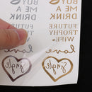 Wedding Bachelorette Party Favors Waterproof Temporary Flash Heart Tattoo Stickers