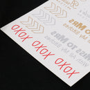 Party Waterproof Transfer Flash Temporary Tattoo Body Art Makeup Tattoo Sticker XOXO Bride