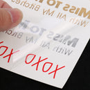 Party Waterproof Transfer Flash Temporary Tattoo Body Art Makeup Tattoo Sticker XOXO Bride