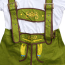 German Bavarian Festival Oktoberfest Suspender Brace Shorts Waiter Costume Fancy Dress Cosplay Prop Green L
