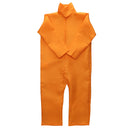 Halloween Boys Prisoner Convict Costume Fancy Party Prison Overall Jumpsuit