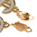 Women Hen Party Jewelry Gold Glitter Exaggerated Money Sign Dollar Earrings Fancy Dress Accessories