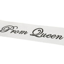 Satin Party Prom Sash Grey Prom Queen Prom Sash Graduation Homecoming Gift