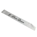 Satin Party Prom Sash Grey Prom Queen Prom Sash Graduation Homecoming Gift