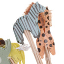 24 Pieces Zoo Animal Cupcake Picks Cake Toppers Party Favors Decoration