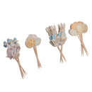 Pack fof 24 Lovely Bunny Rabbit Egg Cupcake Topper Easter Food Sticks Home Party Supplier