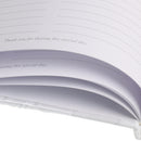 Wedding Reception Satin Rose Flower Embroider Guest Book Signatures White