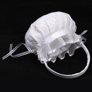 Romantic Wedding Ceremony Lace Flower Girl Embroidered Flower Basket White