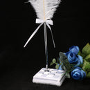 Feather Signing Pen & Pen Holder Set for Wedding Party Guest Signature