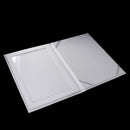 White Satin Wedding Favors Photos Marriage Certificate Holder Cover with Bow Rhinestone Decoration
