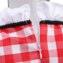 Women Girls Fashionable Dirndl Oktoberfest Costume Ladies German Wench Maid Beer Festival Fancy Dress + Apron L