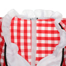 Women Girls Fashionable Dirndl Oktoberfest Costume Ladies German Wench Maid Beer Festival Fancy Dress + Apron S