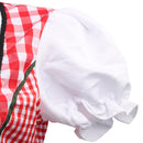 Women Girls Fashionable Dirndl Oktoberfest Costume Ladies German Wench Maid Beer Festival Fancy Dress + Apron M