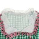 Women Girls Fashionable Oktoberfest Beer Maid Wench German Bavarian Heidi Fancy Dress + Apron Party Costume XL
