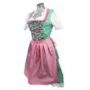Women Girls Fashionable Oktoberfest Beer Maid Wench German Bavarian Heidi Fancy Dress Party Costume S