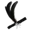 Retro 20s Black Feather Headband Charleston Flapper Women Girl Dress Up Party Ball Costume