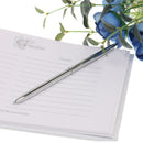 White Wedding Wedding Ceremony Guest Book Crystal Rhinestone Register Book
