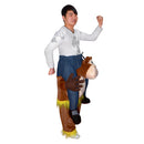 Gorilla Monkey Back Shoulder Carry on Fancy Dress Party Outfit Ride On Suit