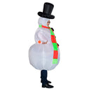 Inflatable Snowman Costume Christmas Holiday Party Fancy Dress Cosplay Adult Outfit