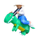 Inflatable Dinosaur Riding Small Kids Halloween Cosplay Costume Fancy Dress