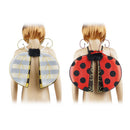 Springtime Fabric Ladybird Fairy Wings Princess Ladies Girls Fancy Dress Party Favors Elastic Wings