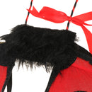 Springtime Fabric Ladybird Fairy Wings Princess Ladies Girls Fancy Dress Party Favors Elastic Wings