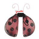 Springtime Fabric Ladybird Fairy Wings Princess Ladies Girls Fancy Dress Party Favors Elastic Wings
