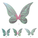 Cute Adult Shiny Color Changing Butterfly Angel Fairy Wings Party Dress Up Pink