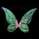 Cute Adult Shiny Color Changing Butterfly Angel Fairy Wings Party Dress Up Pink