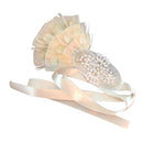 1920s Gatsby Feather Pearls Crystal Headband Wedding Bridal Flapper Hairband Women Fascinator Headpiece