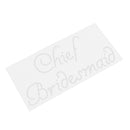 Diamante Cheif Bridesmaid Sticker Bridal Shower Wedding DIY Applique Decal