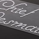 Diamante Cheif Bridesmaid Sticker Bridal Shower Wedding DIY Applique Decal