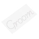 Shiny Diamante Groom Sticker Bridal Shower Wedding Party DIY Applique Decal
