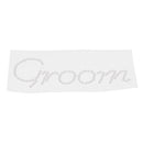 Shiny Diamante Groom Sticker Bridal Shower Wedding Party DIY Applique Decal