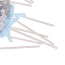10pcs Blue Bow Crown Cupcake Toppers Glitter Cake Picks Wedding Baby Shower Kids Birthday Anniversary Party Decoration