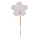 10 Glitter Sakura Flower Cake Toppers Cupcake Picks for Birthday Wedding Party DÃ©cor