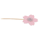 10 Glitter Sakura Flower Cake Toppers Cupcake Picks for Birthday Wedding Party DÃ©cor