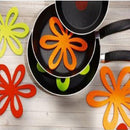 6pcs Flower Dining Table Pot Mat Trivet Easter Christmas Party DÃ©cor