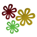 6pcs Flower Dining Table Pot Mat Trivet Easter Christmas Party DÃ©cor